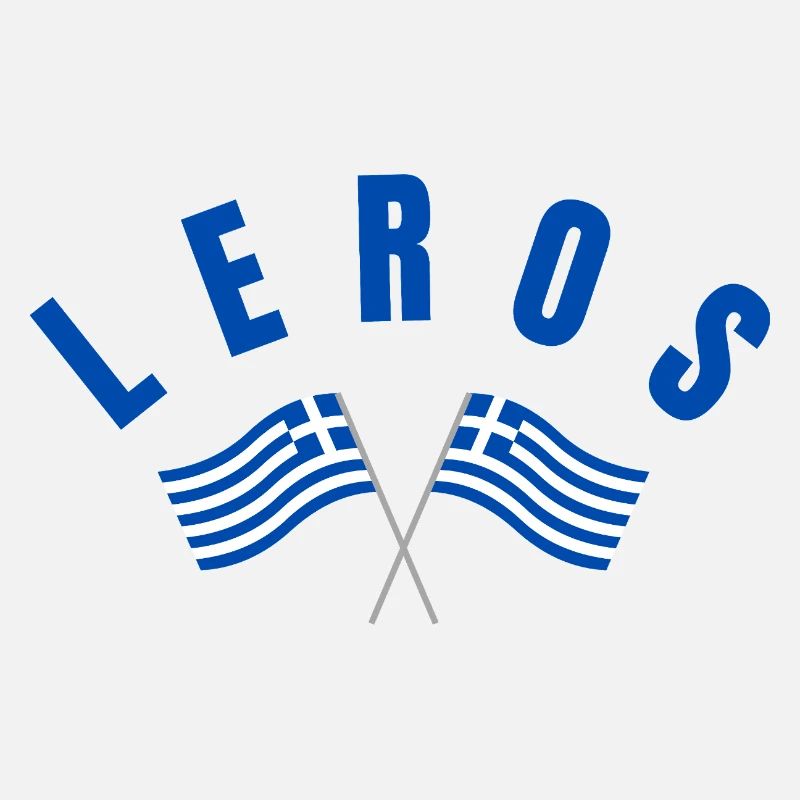 Drapeaux grecs de Leros