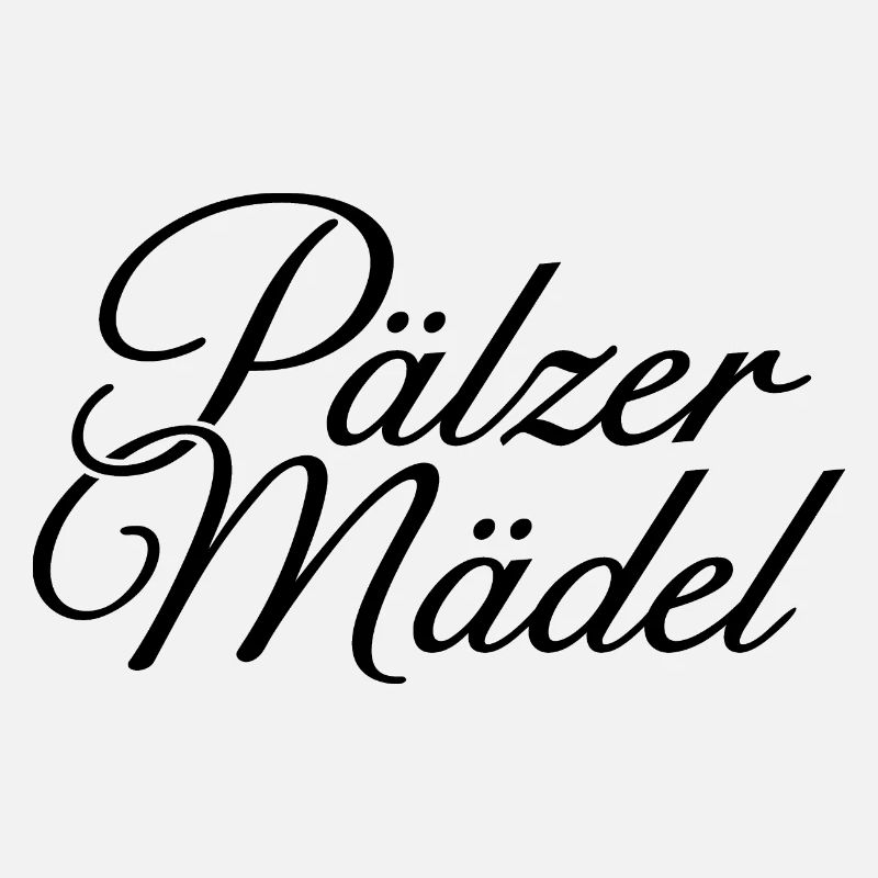 Pälzer Mädel Klassik (Schwarz) Pfalz