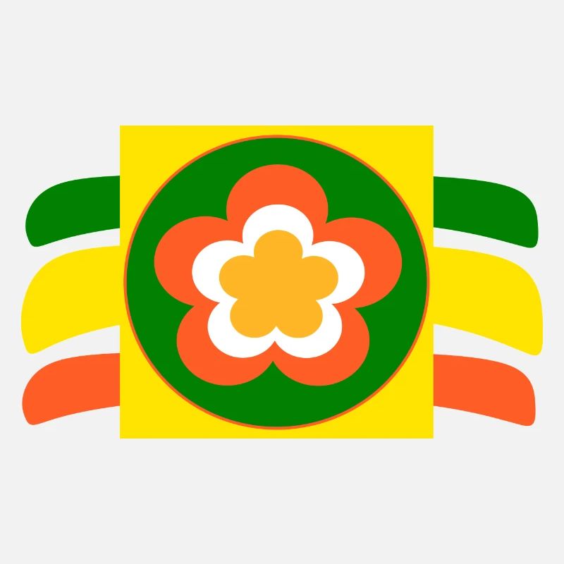 70s Flower Blossom