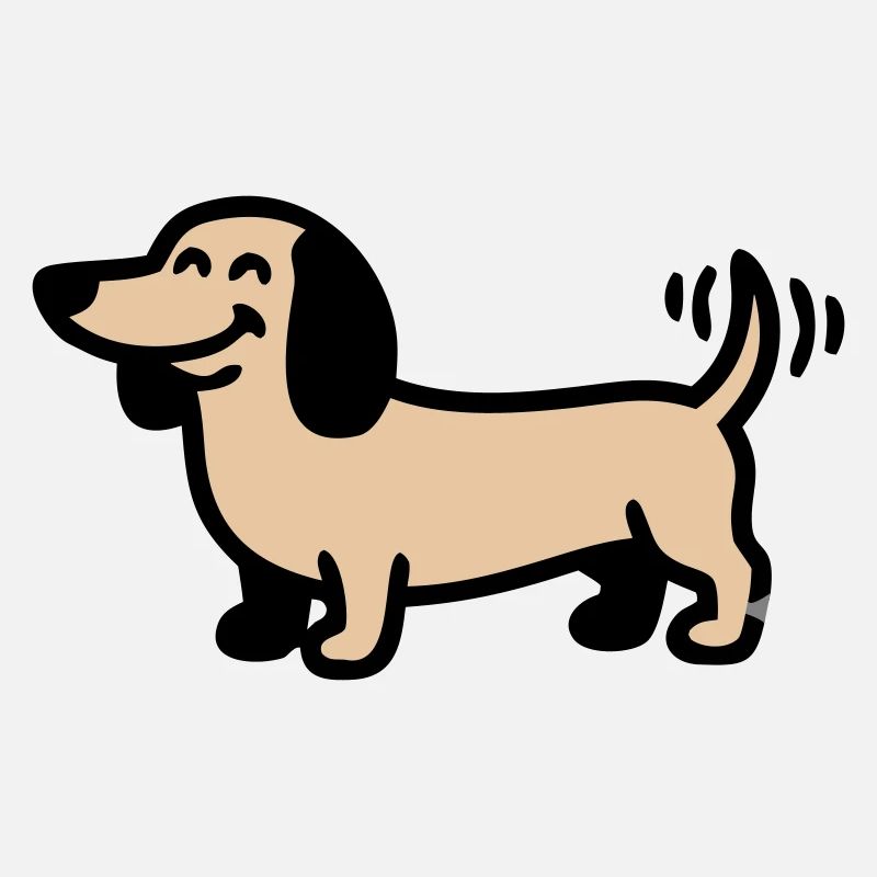 Comic du Chien Teckel Joyeux