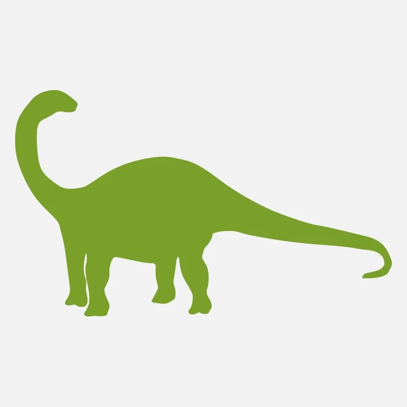 Dinosaur Silhouette Green