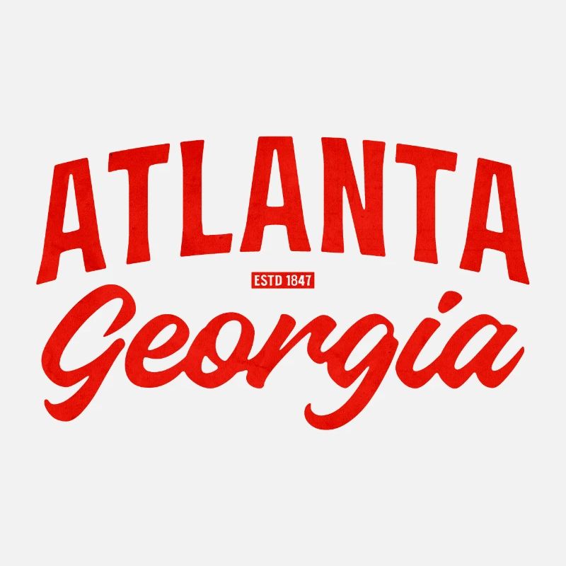 Logo d’écriture d’Atlanta Georgia