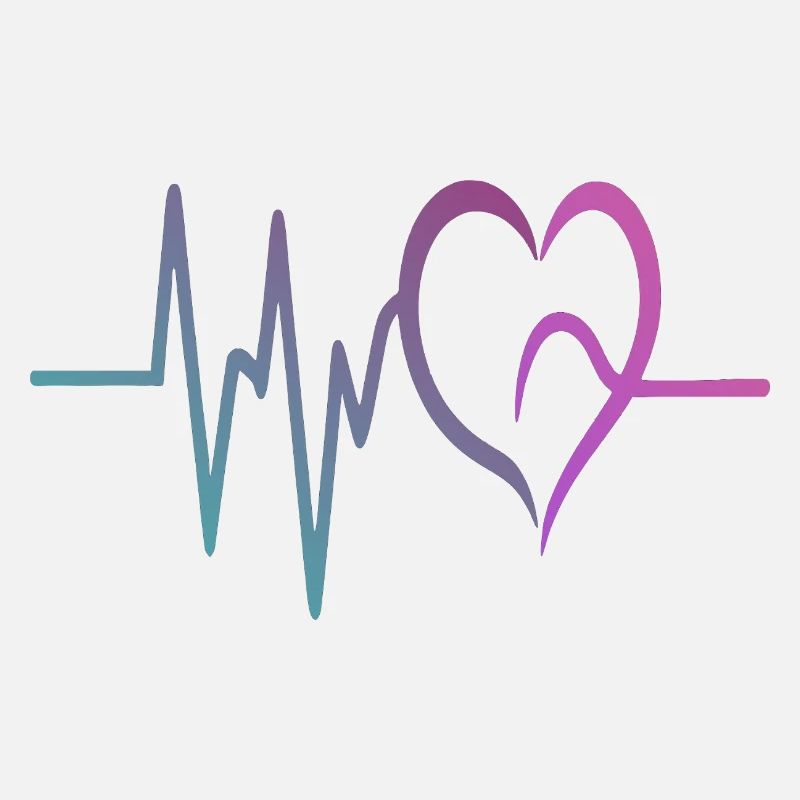 Cœur ECG à gradient