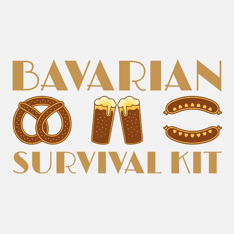 Bayerischer Bier- und Wurst-Wander-Design