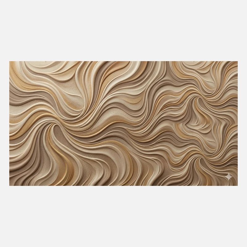 Paysage de sable ondulé du désert