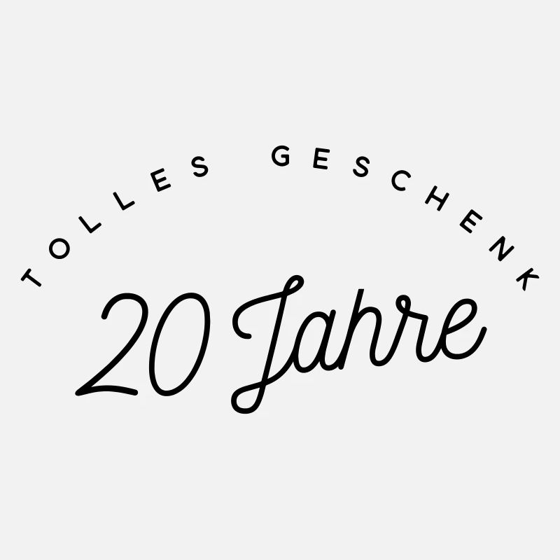 Tolles Geschenk 20 Jahre
