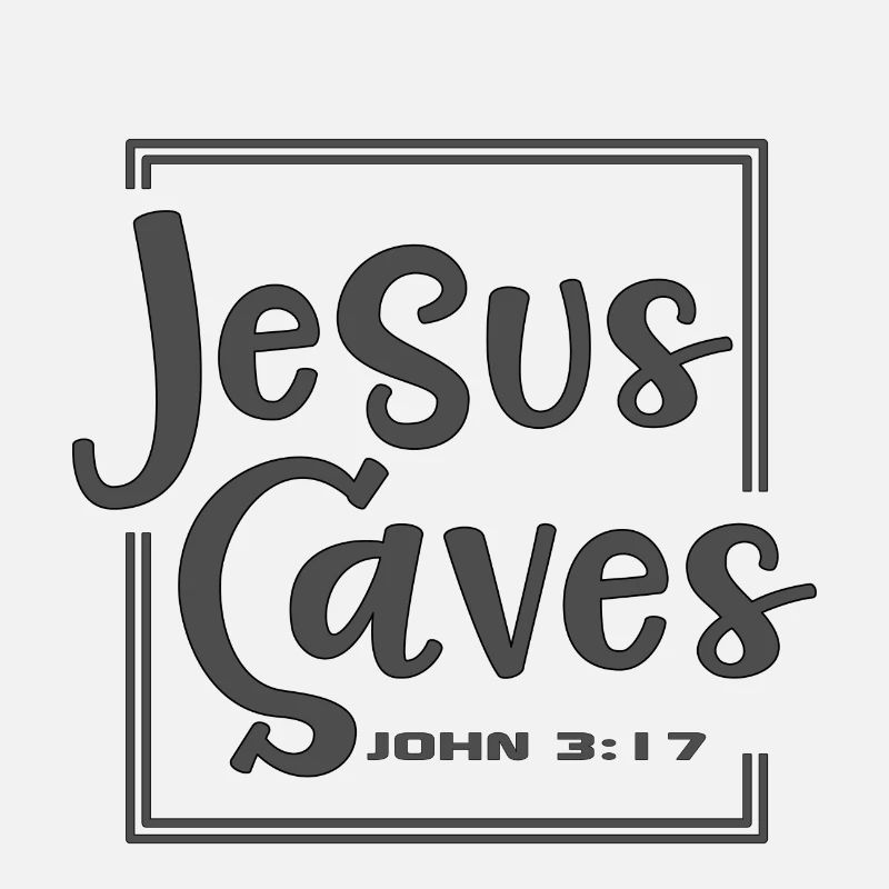 Conception chrétienne Jésus sauve Jean 3 verset 17