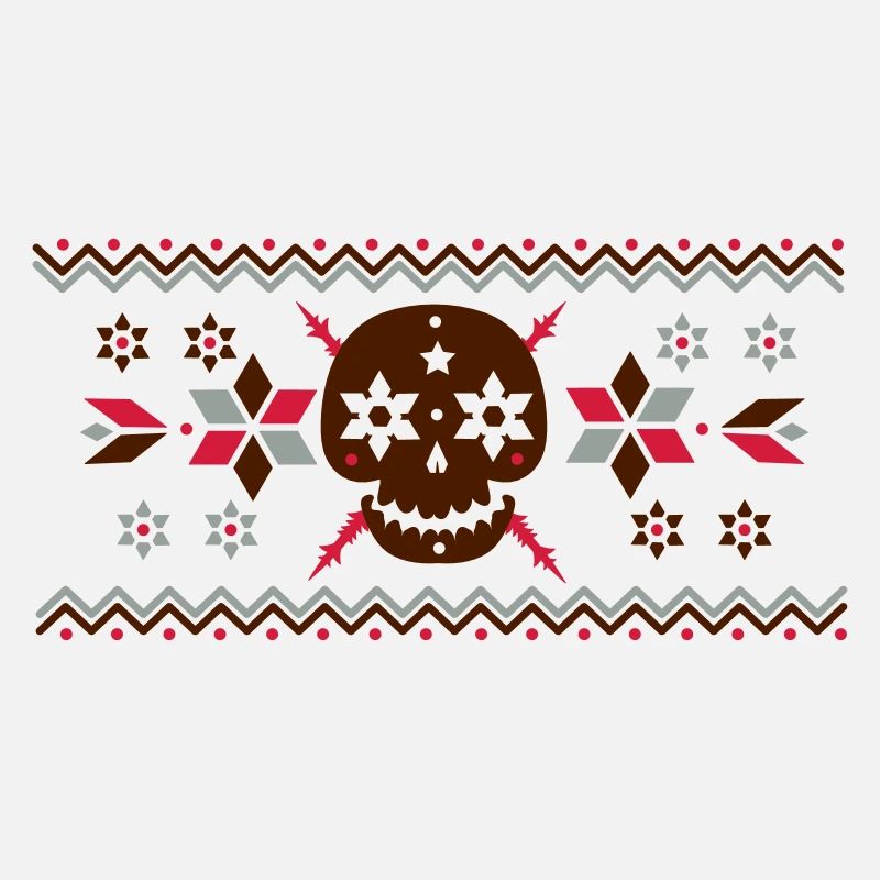 Skull pattern in the Norwegian style