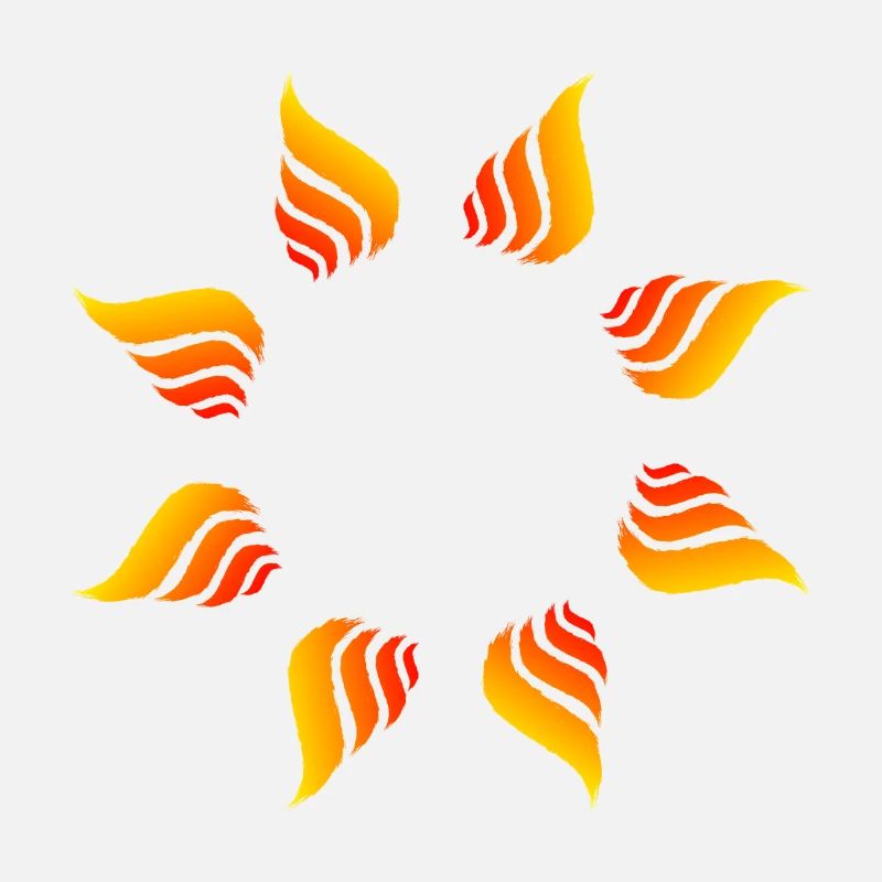 Feuer Kreis Kreisform