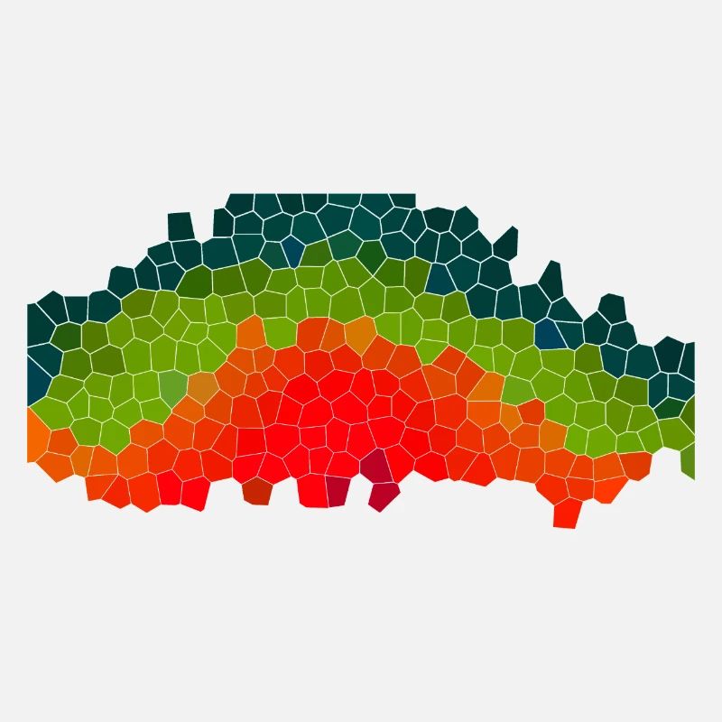 Forest Sunset Mosaic