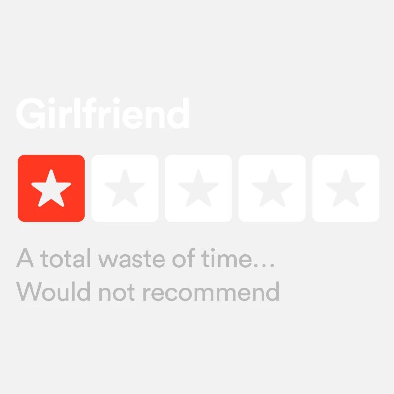 Girlfriend, A total waste of time… Sarcastic one s