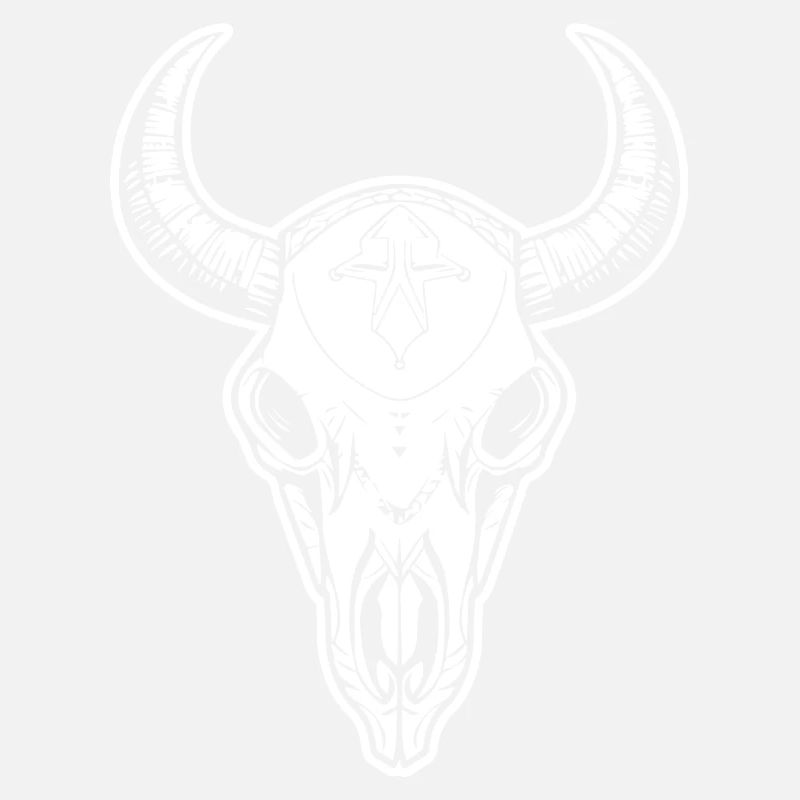 Cow Skull Boho