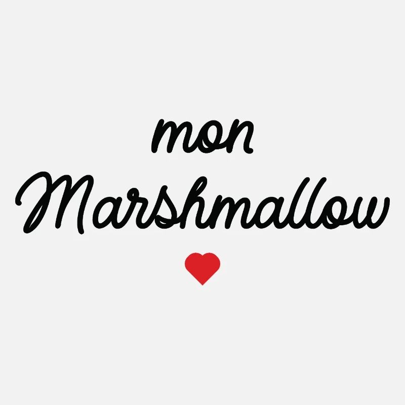 Mon Marshmallow Cœur Rouge