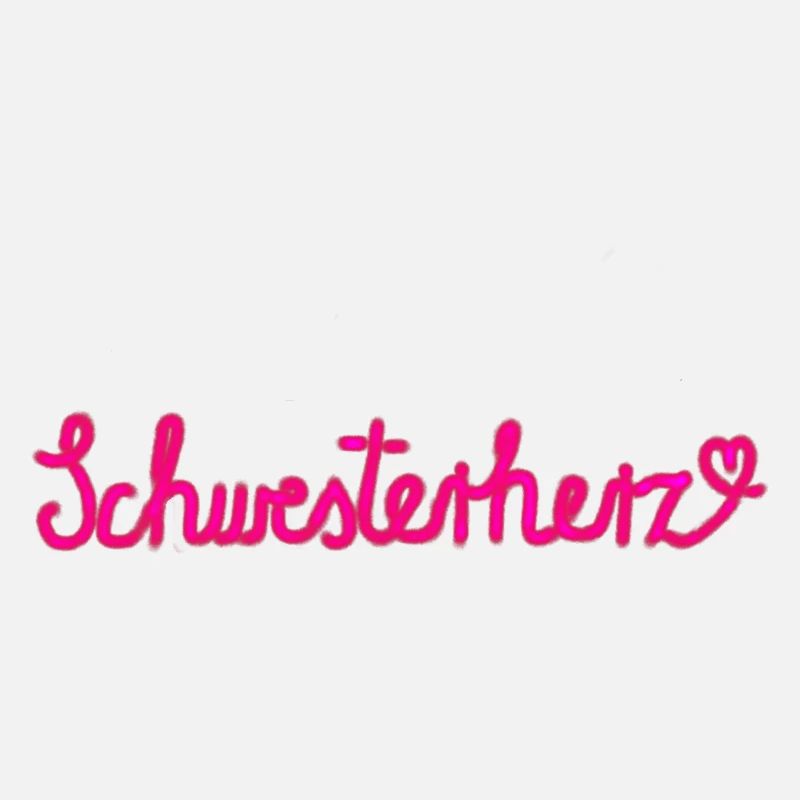 Schwesterherz - Geschenk mit Herz