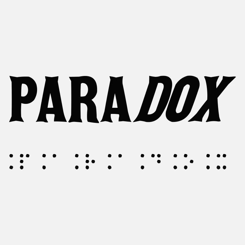 Paradoxe Typographique Braille
