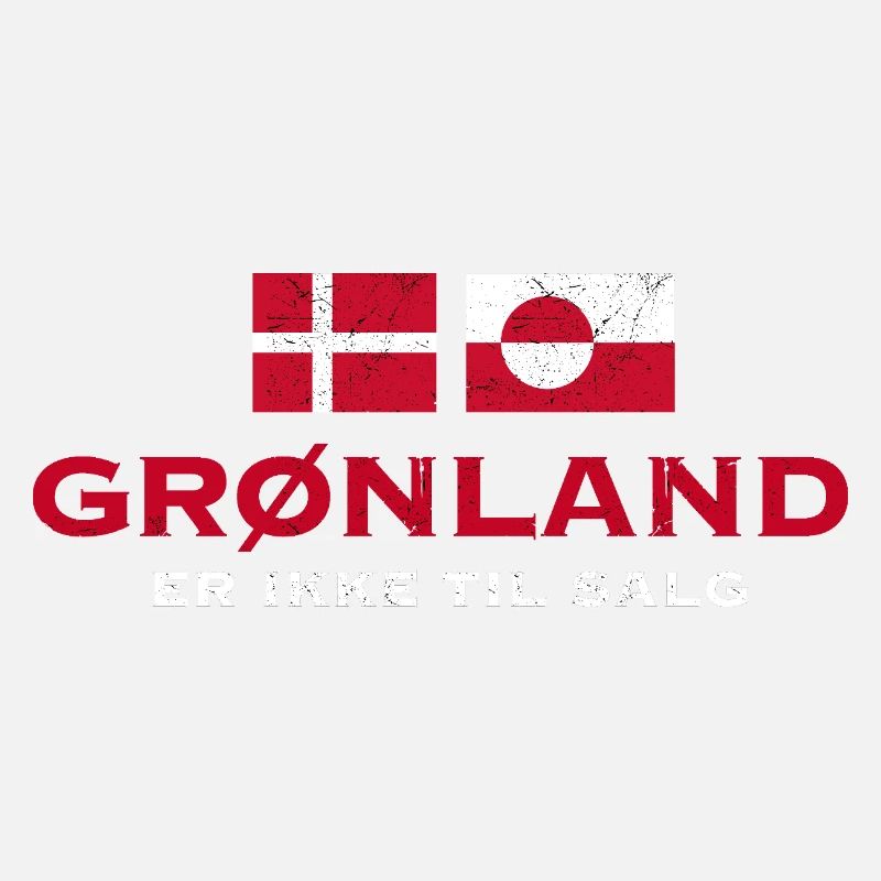 Greenland Flag Distress Unity