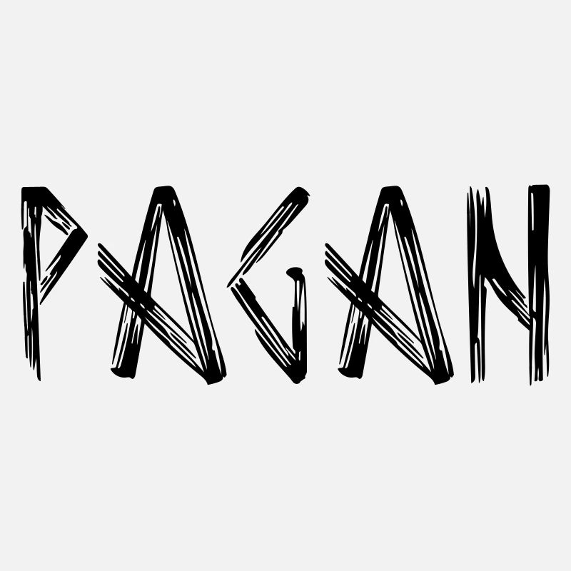Pagan lettering logo