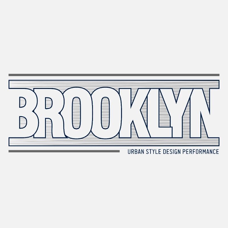 Creative Brooklyn City Skyline