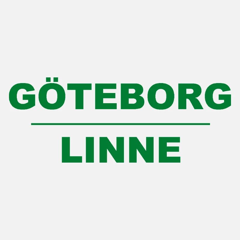 Göteborg Linen – Design vert-noir