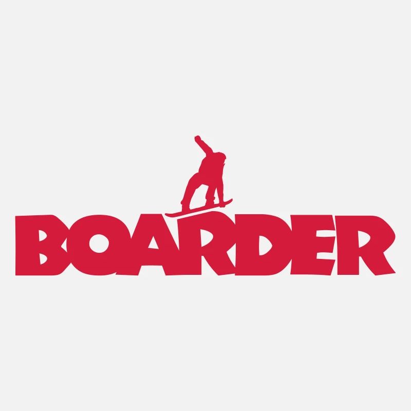 Boarder Snowboard (Rouge)