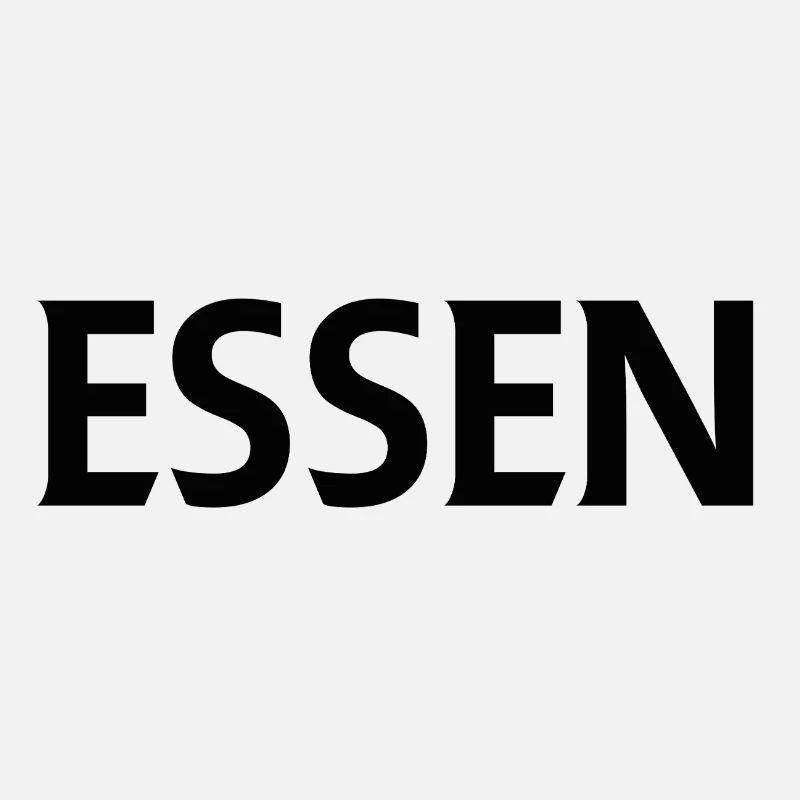 Essen – Deutschland Textdesign