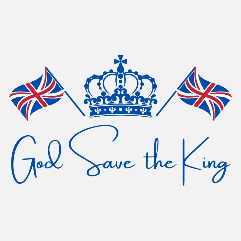 British King Coronation Charles England Flag