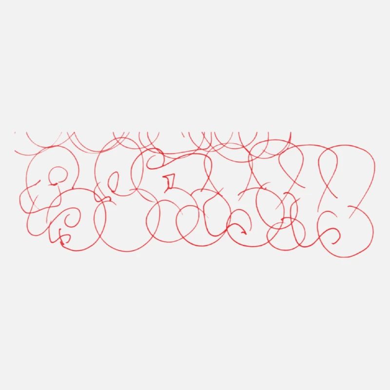 Abstract Scribble Art Berlin Souvenir