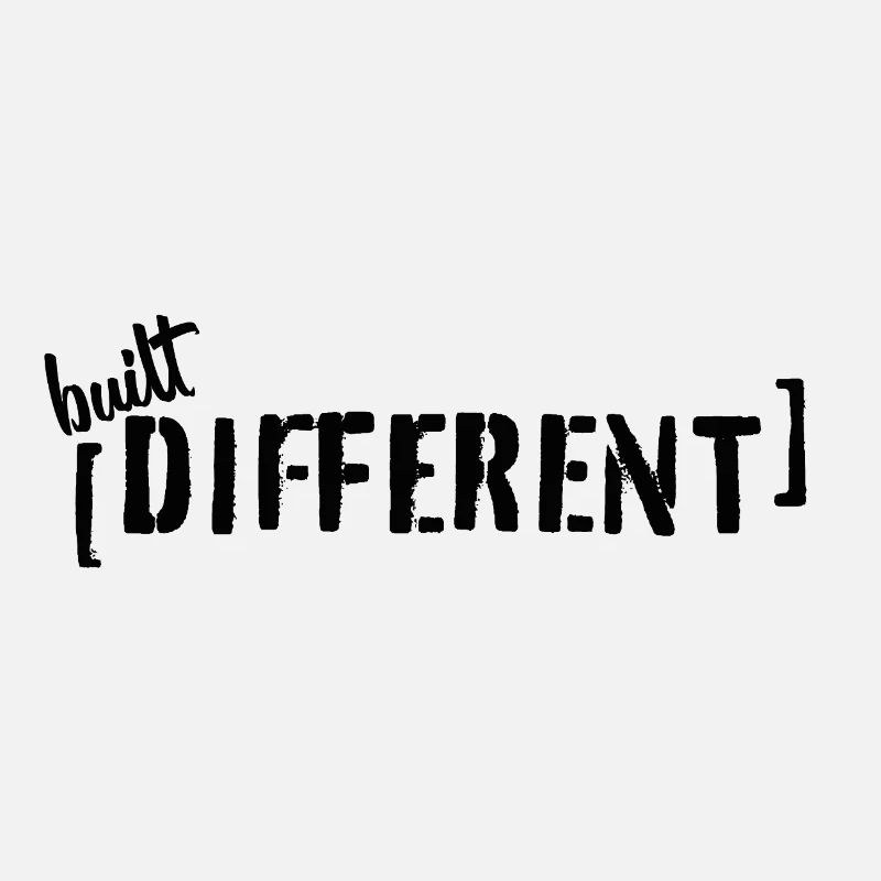 Déclaration typographique différente construite disant