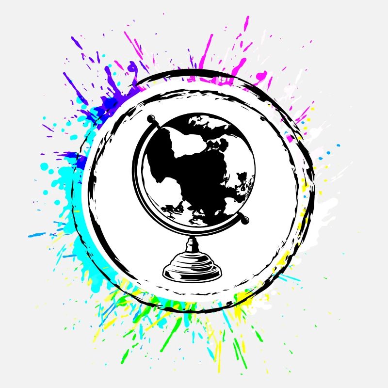 Globe symbol travel