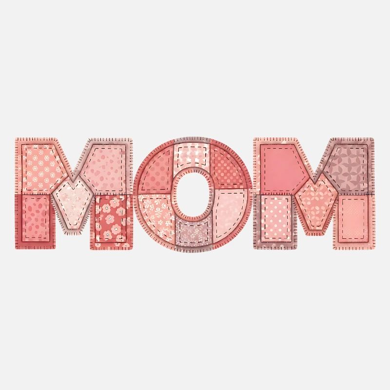 Mom Patchwork Blumen Muster Geschenk