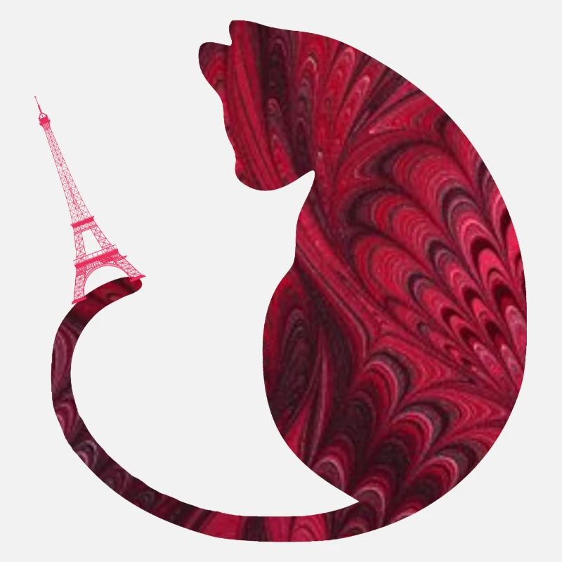 katze mit eiffelturm e 68
