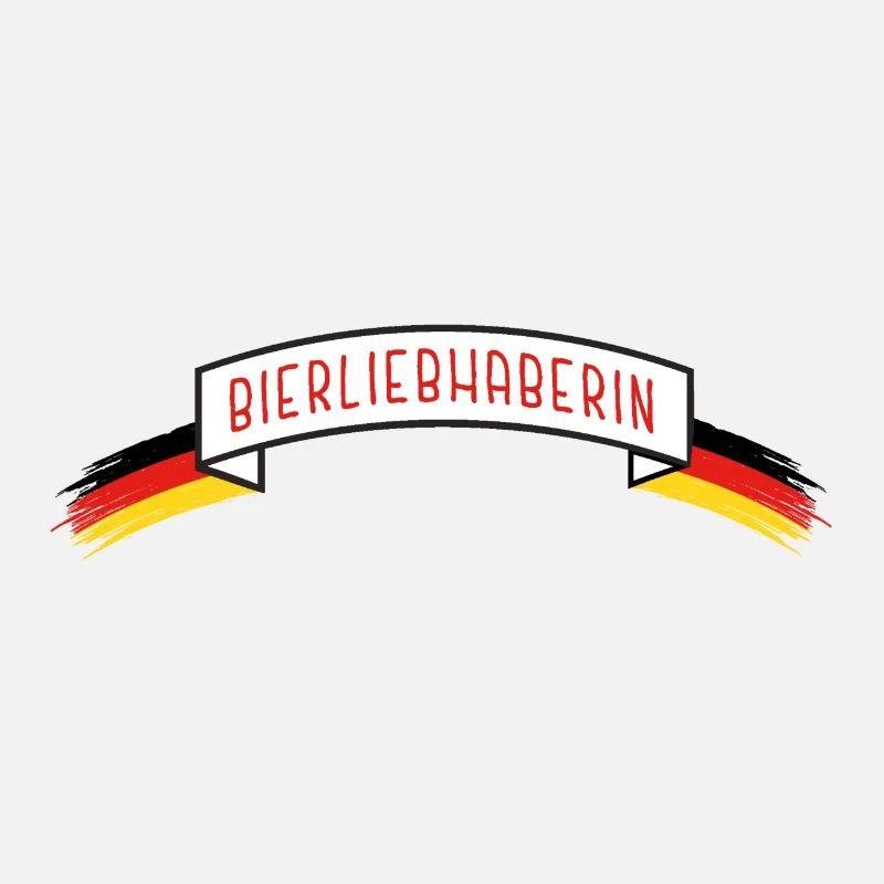 Bierliebhaberin mit DE-Flagge