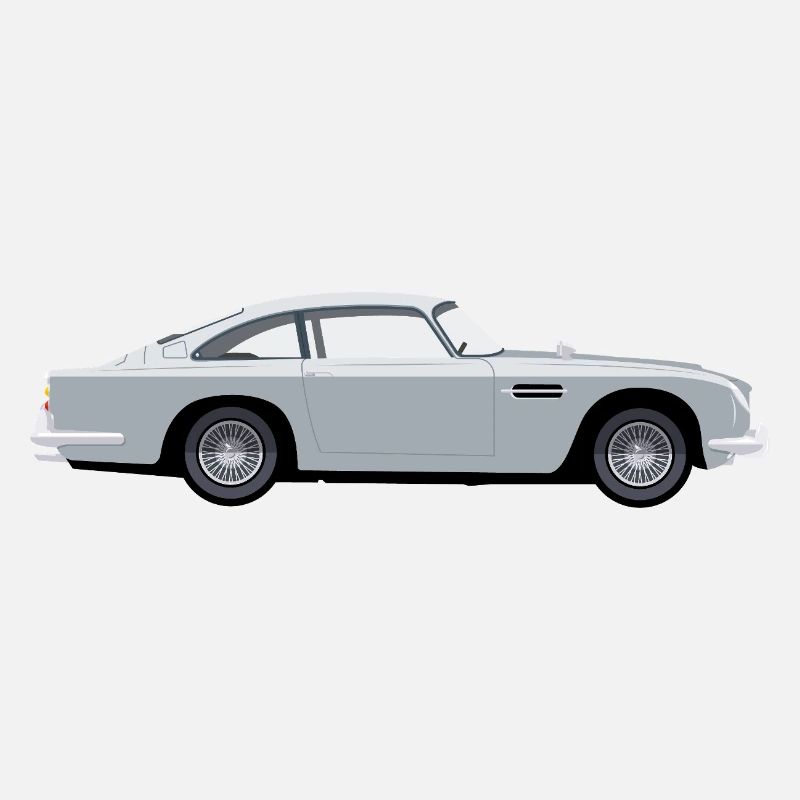 Coupé vintage bleu clair