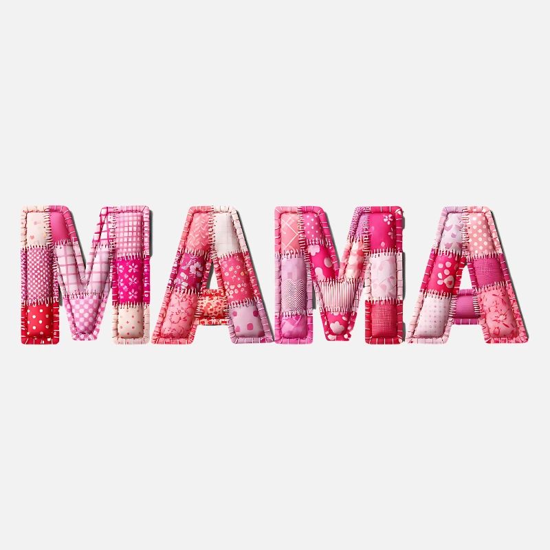 Mama Handmade Patchwork Schrift