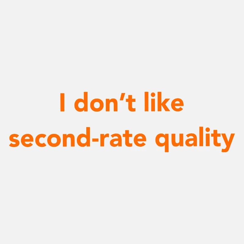 I don't like