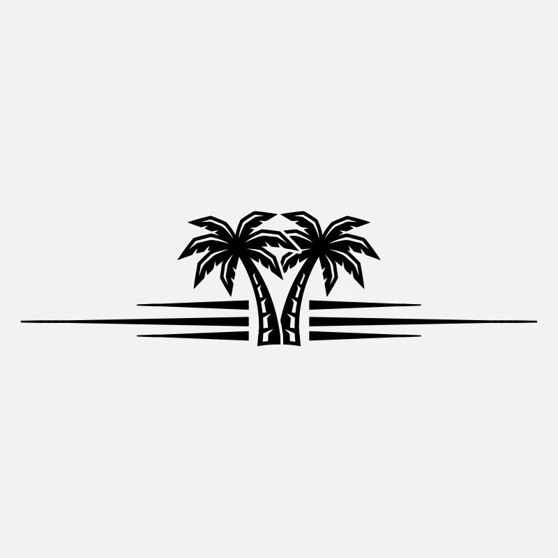 Palm Tree Icon Line