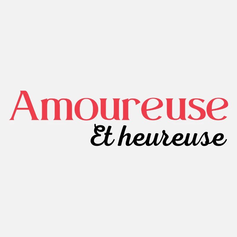 Amoureuse et heureuse