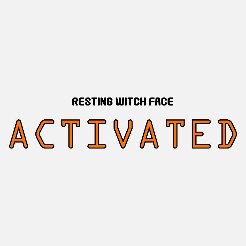 Visage de sorcière au repos activé