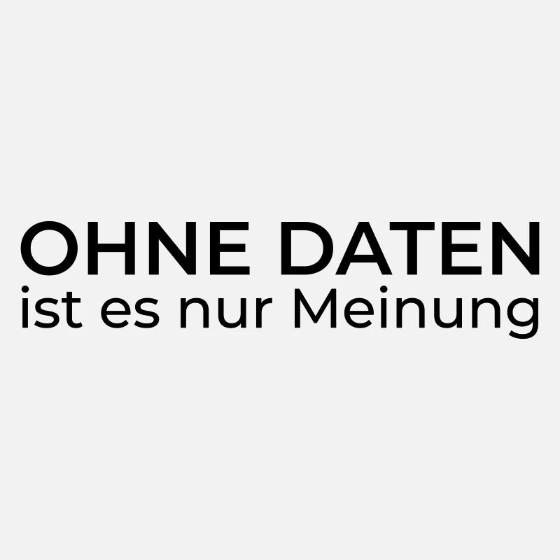 Without data, only opinion – Data & Engineering