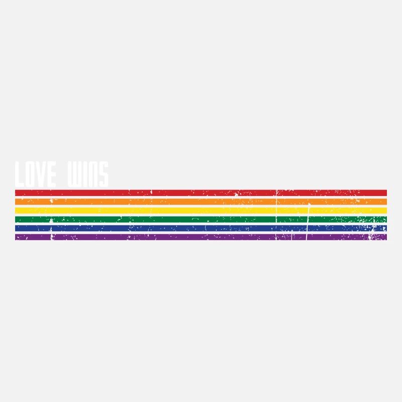 Rainbow Stripes Pride Overlay