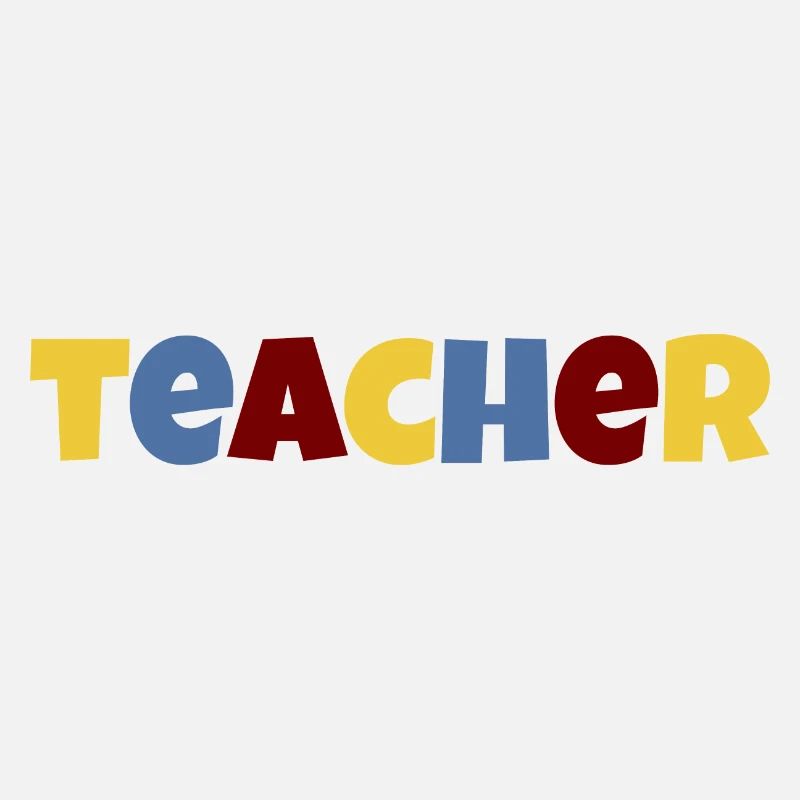 Lehrer bunter Text