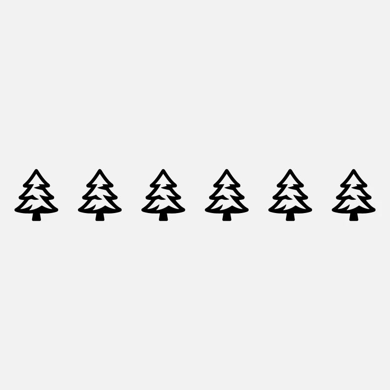 Fir tree icon forest