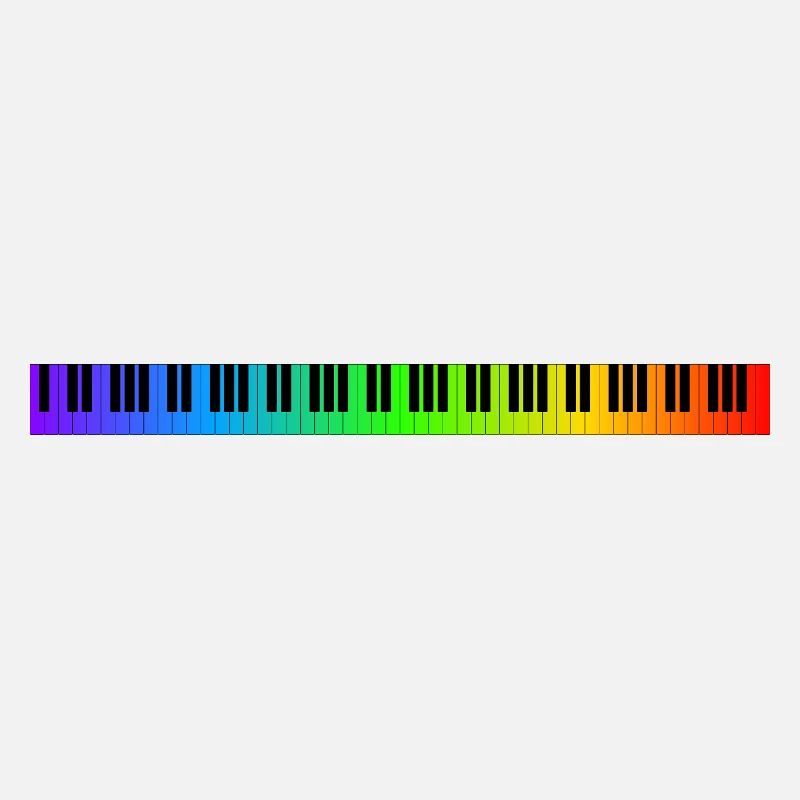 Clavier arc-en-ciel