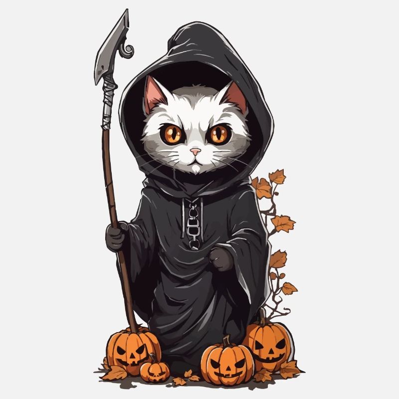 Mignon Halloween Cat Druide Costume