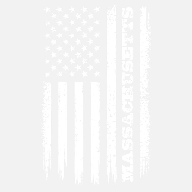 Drapeau des États-Unis Massachusetts State Gift