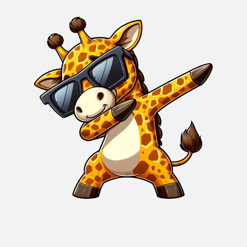 Cooler Zebra-Dab: Stylisch mit Sonnenbrille
