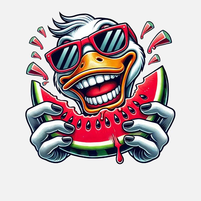 Cool Duck Été Pastèque Bande Dessinée