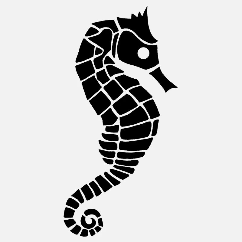 Hippocampe noir