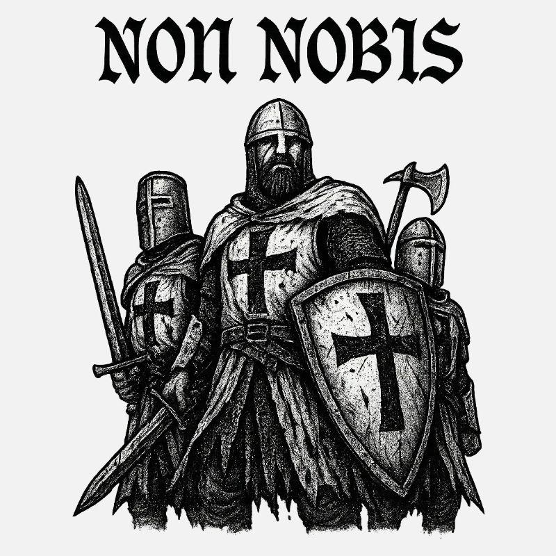 Templars after battle – NON NOBIS