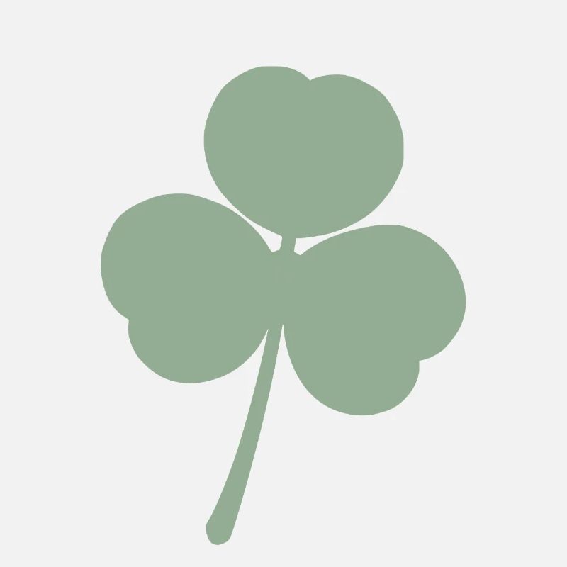 Shamrock in light green